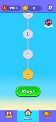 Bubble Fall 3D android App screenshot 0